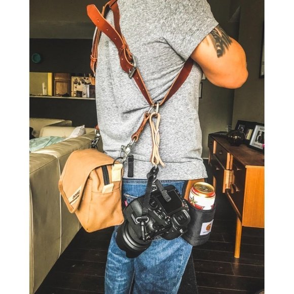 🆕 Carhartt Beverage Drink Holster Holder Belt Bottle Can Carrier Construction - Picture 2 of 10
